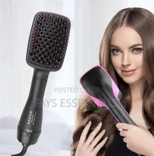 Tri Hair Straightener Brush ya Umeme