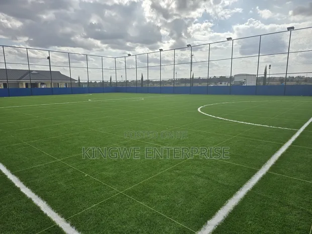 Professional Football Pitch Construction & Artificial Turf Installation - 1