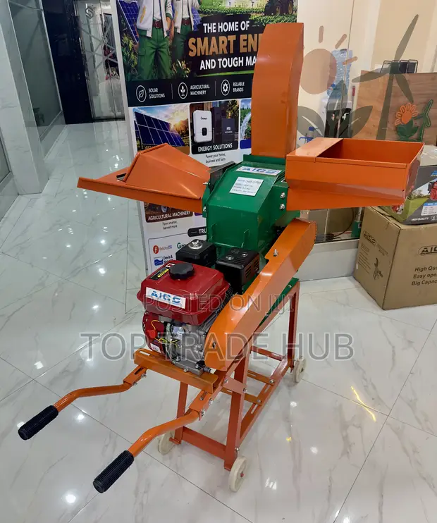 Aico Chaff Cutter/Chopper Kamili na Injini ya Petroli 8HP - 1