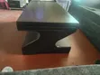Dark Brown Heavy Wood Living Room Table - 1
