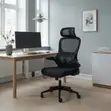 Ergonomic Posture Support Office Chair - Black - 1