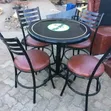 Maroon Small Chair Set - 1