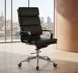 Kiti cha Ofisi cha Mtendaji wa CEO cha Ngozi - 4