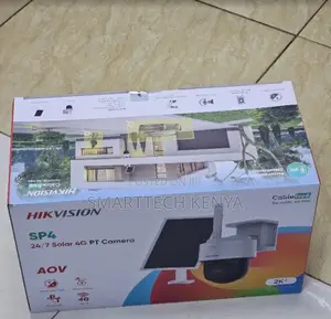 Kamera ya Usalama ya Hikvision ya 4MP na Solar (PTZ)