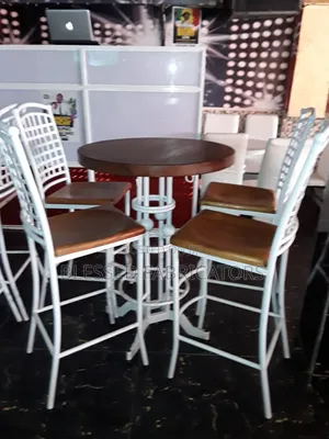 White Bar Chair - Brand New