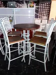 White Bar Chair - Brand New - 2