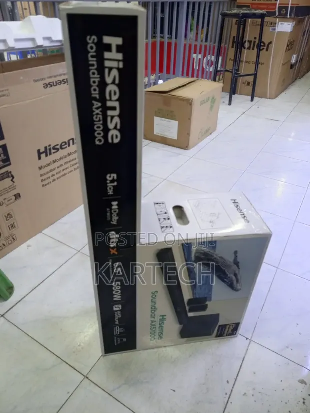 Hisense AX5100Q 580W 5.1-Channel Dolby Atmos Soundbar - 1