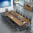Meza ya Kisasa ya Mkutano ya Ofisi Mstatili 2.4M - 5