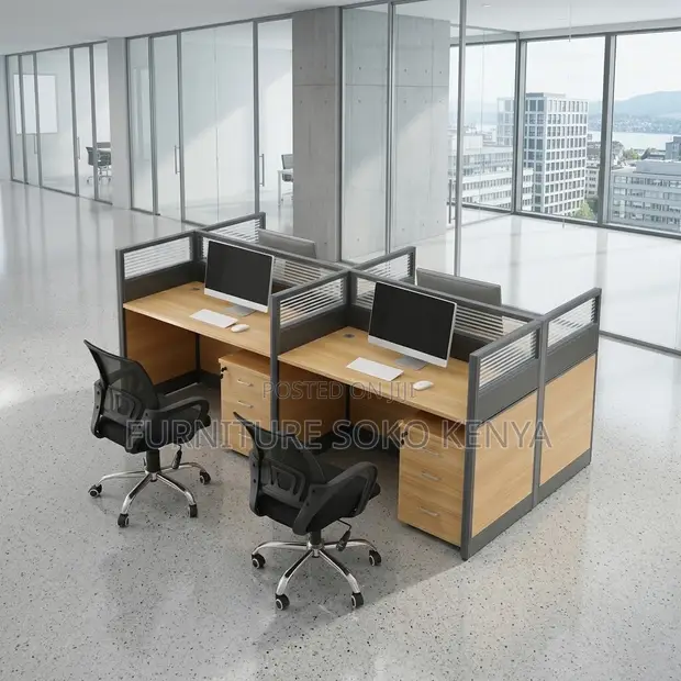 4-Way Cyber/Office Workstation - 1