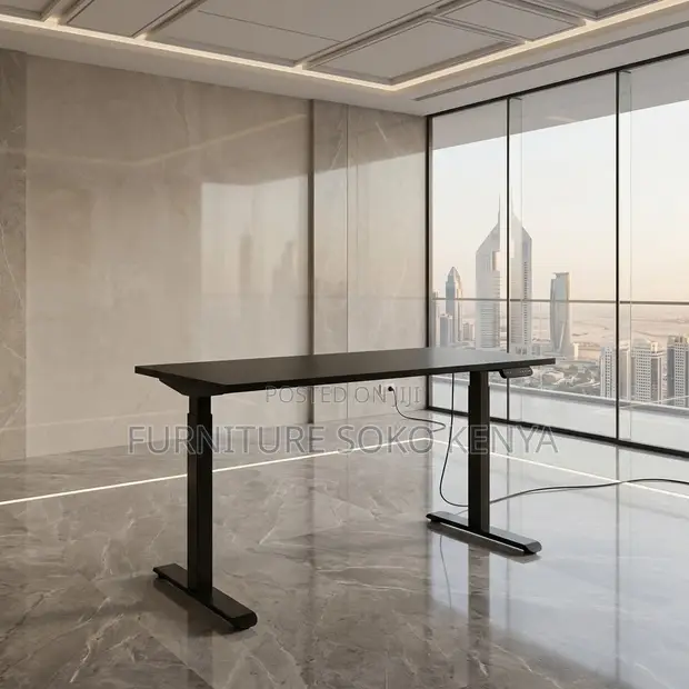 1.2M Electric Adjustable Height Office Desk - 1