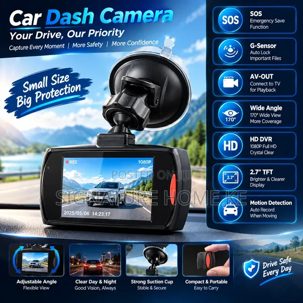 1080P Mini Dash Cam - Car DVR Recorder - 1
