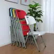 Viti vya Sherehe vya Plastiki na Chuma vinavyokunjwa - 3
