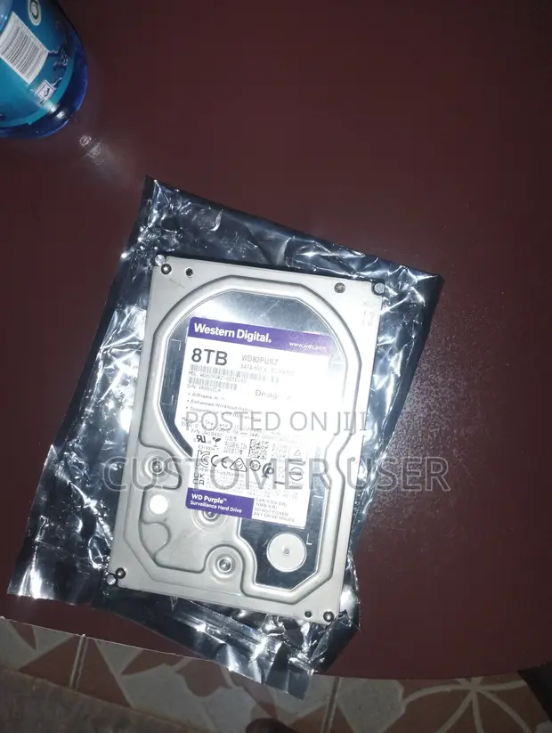 8TB WD Purple Surveillance HDD - 1
