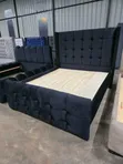 Black Modern Queen Bed Frame - 2