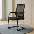 Kiti cha Kisasa cha Ofisi cha Mesh chenye Miguu ya Cantilever - 4