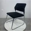 Black Mesh & Fabric Office Guest Chair - 2