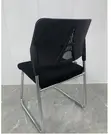 Black Mesh & Fabric Office Guest Chair - 3