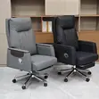 High-Back Executive Office Chair - Gray - 1