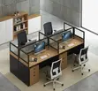 6-Way Office Workstation with Drawers - Brand New - 1