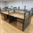 6-Way Office Workstation with Drawers - Brand New - 5