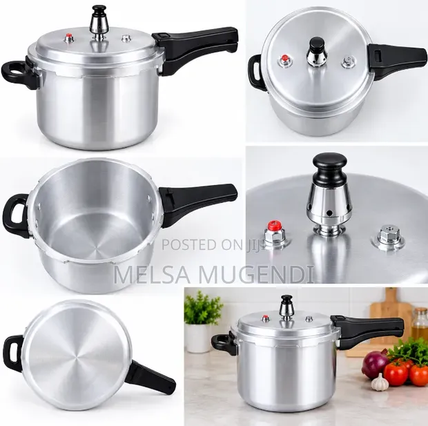 7 Litre Aluminium Pressure Cooker for Family Use - 1