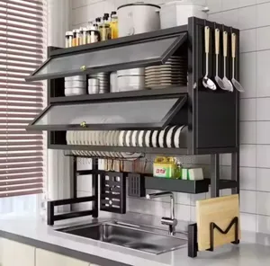 Brand New Double Over Sink Rack with Acrylic Cover
