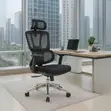 Orthopedic Mesh Office Chair - Black - 4