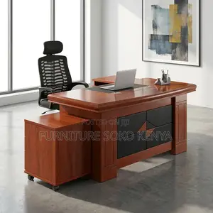 Kikao cha Kisasa cha Ofisi cha Mahogany (1.4M)