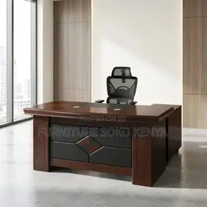 Executive Reception Desk - 2M, Brown