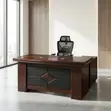 Executive Reception Desk - 2M, Brown - 1