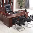 Executive Reception Desk - 2M, Brown - 3