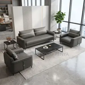Modern 5-Seater Executive Office Sofa Set