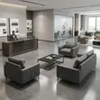 Modern 5-Seater Executive Office Sofa Set - 2