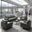 Modern 5-Seater Executive Office Sofa Set - 3