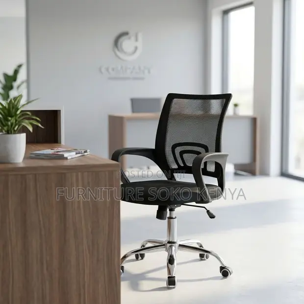 Mid-Back Clerical Mesh Office Chair - 1