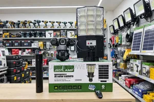 JSOT 1000W AI Solar Camera with Street Light