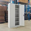 2-Door Metal Storage Cabinet with Locks - 3
