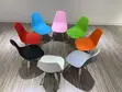 Multi-Colored Plastic Eames-Style Dining Chairs - 1
