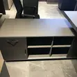 1.8M Modern L-Shaped Executive Office Desk in Ebony Wood - 4