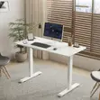 Standing Desk : 1.2M White Electric Height-Adjustable Standing Desk - 3