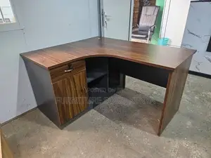 1.4M Curved Executive L-Shaped Office Desk