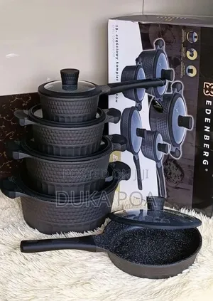 Edenberg Sufuria za Kupikia Non-Stick Set ya Vipande 10