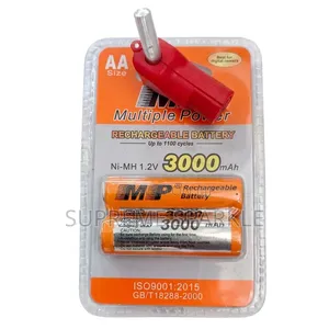 MP AA Rechargeable Batteries (1.2V 3000mAh) - 2 Pack