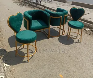 Viti 4 vya Manicure - 2 vya Mteja, 2 vya Mtaalamu - Kijani