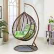 Rattan Egg Hanging Swing Chair - 2