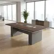2.4M Modern Executive Boardroom Table - 1