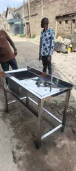 Sink ya Hospitali ya Sluice ya Chuma cha Ubora wa Juu - 1