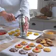 24-Option Stainless Steel Cookie/Biscuit Maker - 1