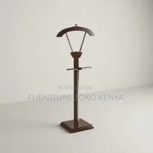 Executive Mahogany Valet Stand / Coat Hanger