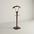 Executive Mahogany Valet Stand / Coat Hanger - 1